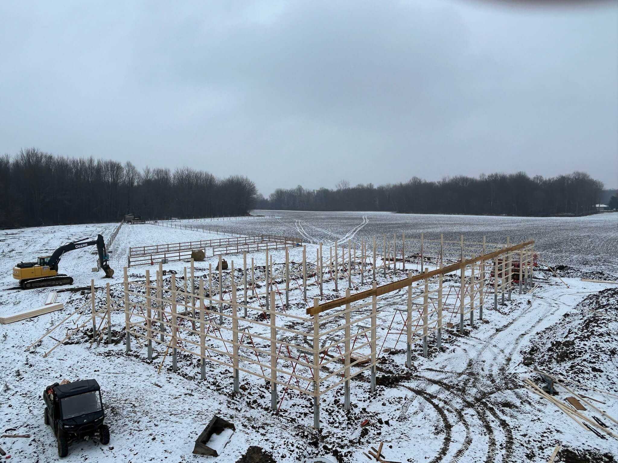 Pole Barn Building Frame Walls